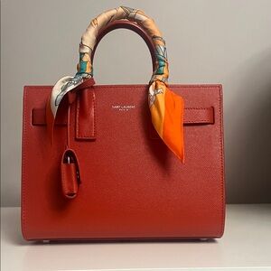 Saint Laurent Sac du Jour Nano size Leather Bag